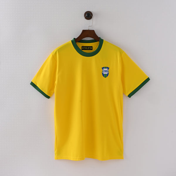 1970 Brazil Home Jersey — Retro Classic