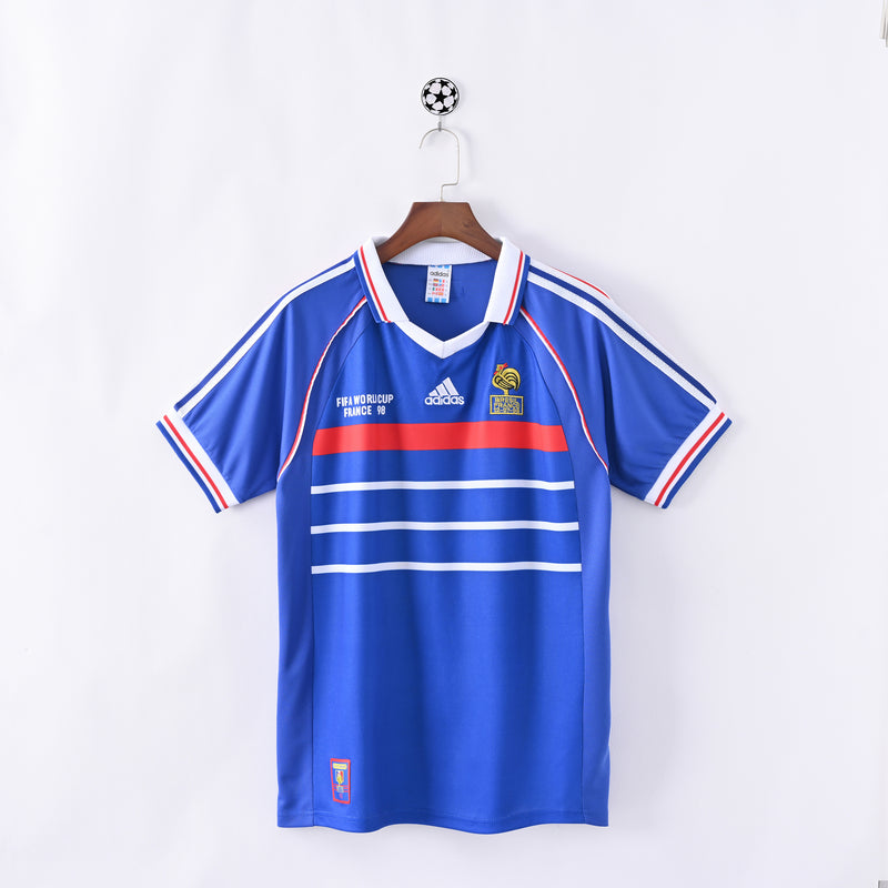 1998 France Home Jersey — Retro Classic