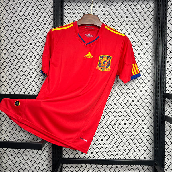 2010 Spain Home Jersey — Retro Classic