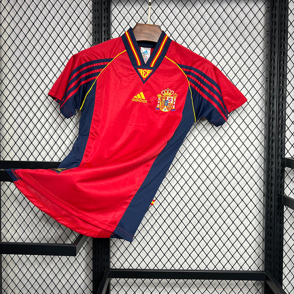 Spain 1998 Home Jersey — Retro Classic