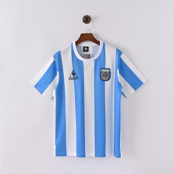 1986 Argentina Home Jersey — Retro Classic